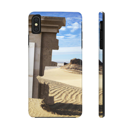 "Lost in the Sands: Discovering the Ancient Temple" - The Alien Tough Phone Cases