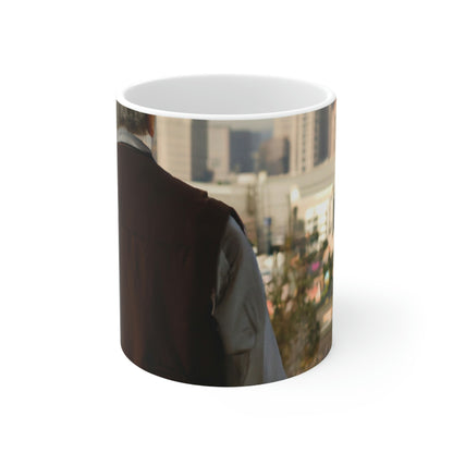 "The Far Away View" - Taza de cerámica The Alien 11 oz