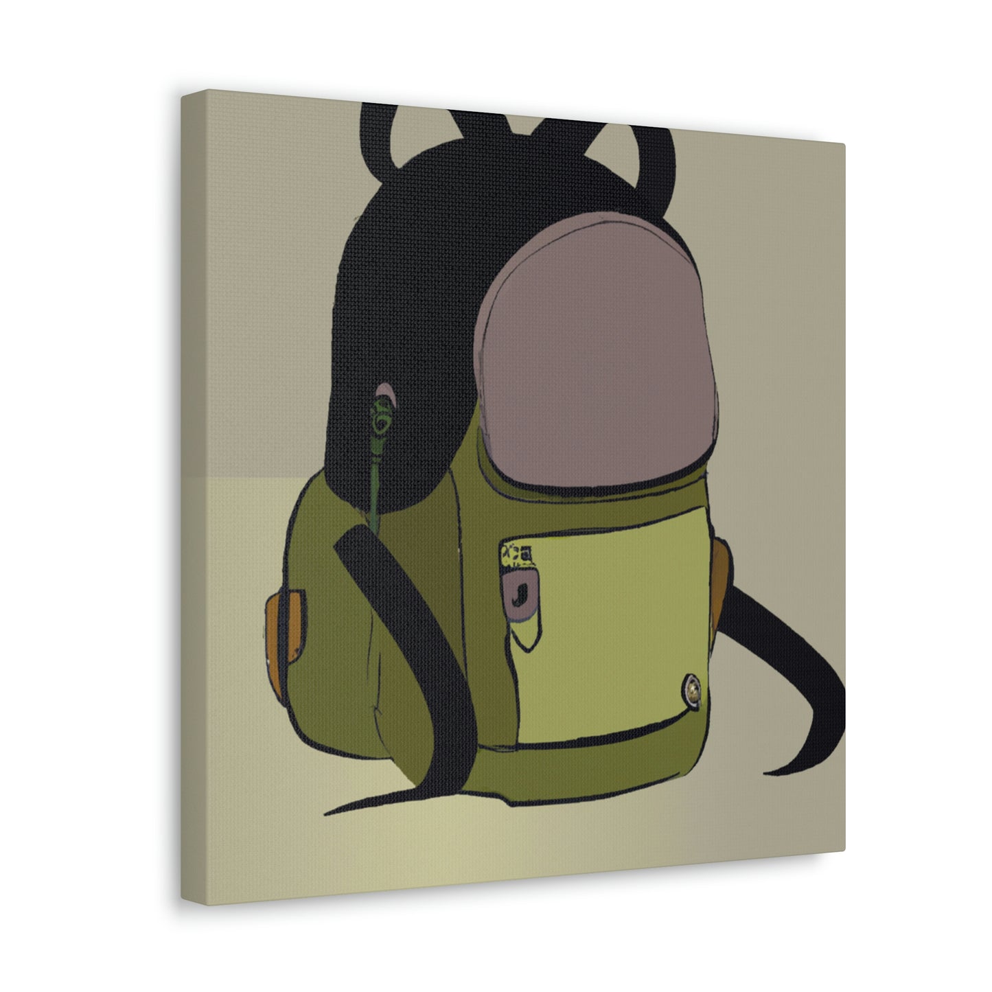 "Mochila con personalidad" - The Alien Canva