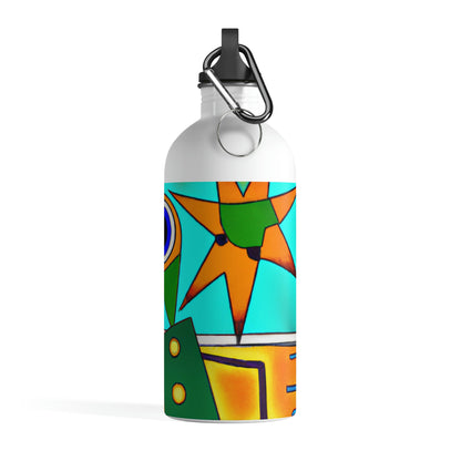 The Forgotten Earth: A Robot's Journey - The Alien Stainless Steel Water Bottle