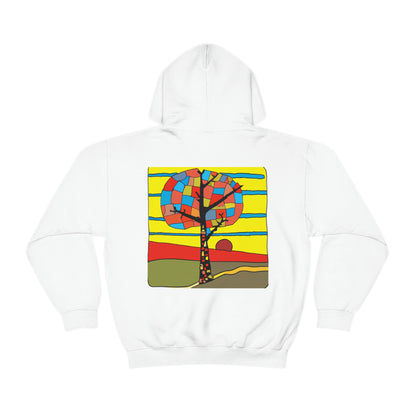 "Lonely Autumn Glow" - La sudadera con capucha extraterrestre unisex