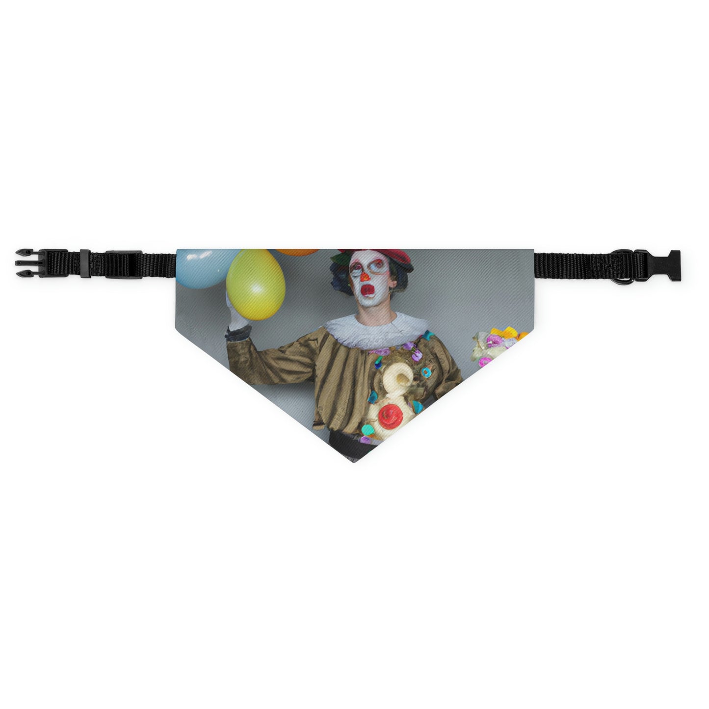 "Clowning Around with Balloons" - The Alien Pet Bandana Collar