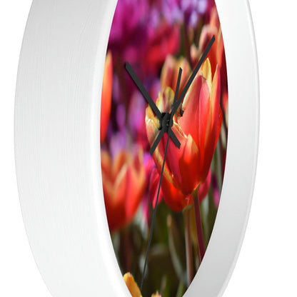 "The Busy Bee's Tulip Trawl" - The Alien Wall Clock