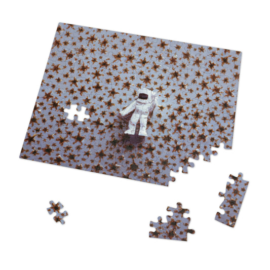 "A Small Adventurer Among Giant Stars" - The Alien Jigsaw Puzzle