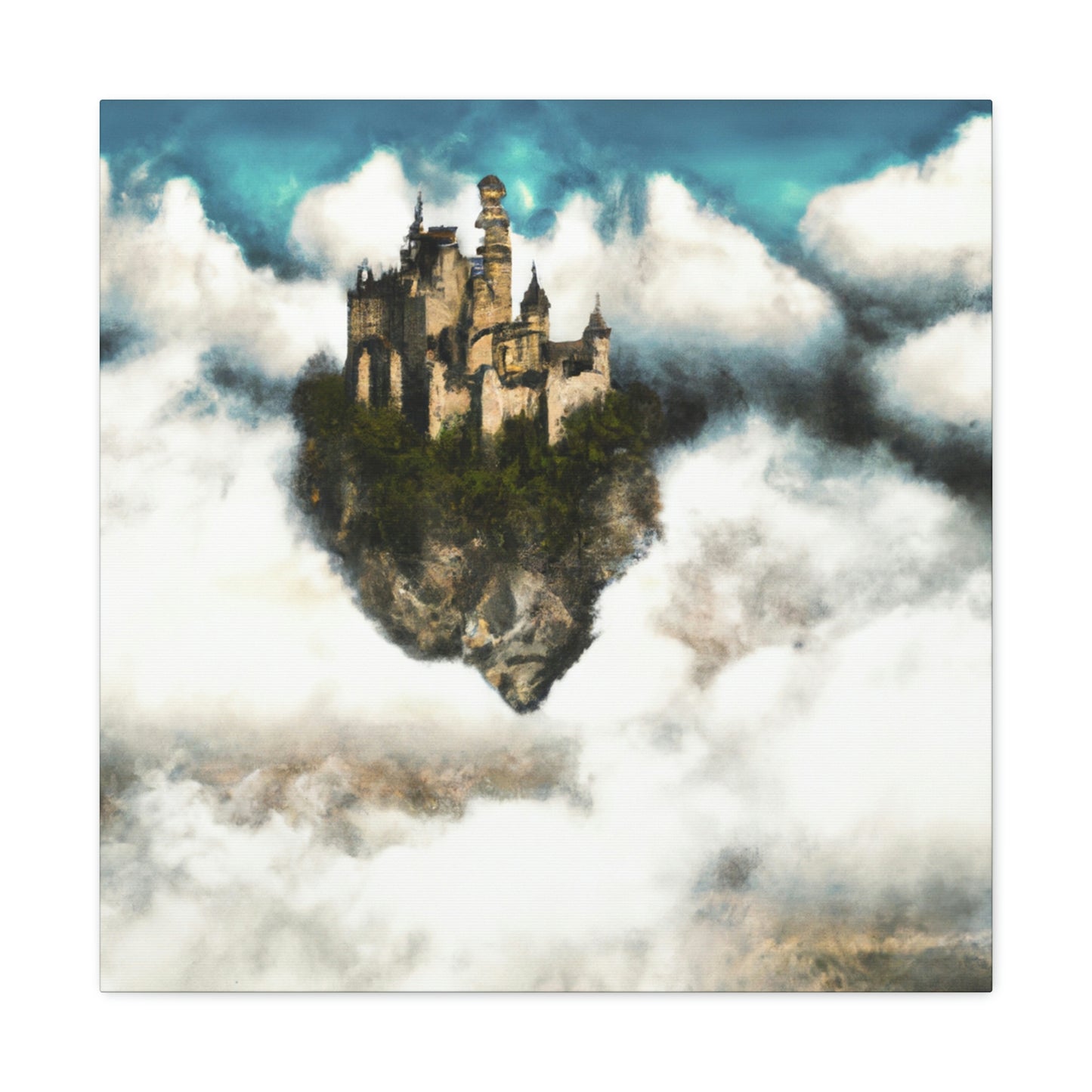 Mystic Castle in the Sky - The Alien Canva