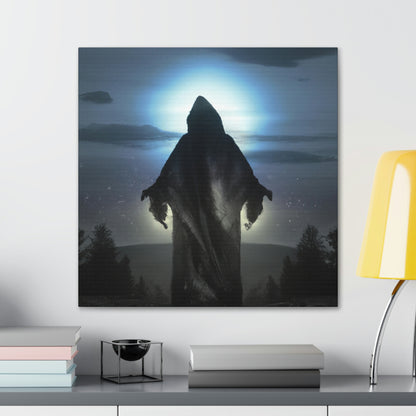 "La sombra de la noche iluminada por la luna" - The Alien Canva