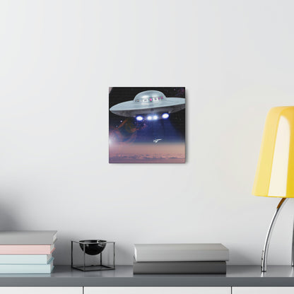 "Invasion des kosmischen Himmels" - Die Alien-Canva