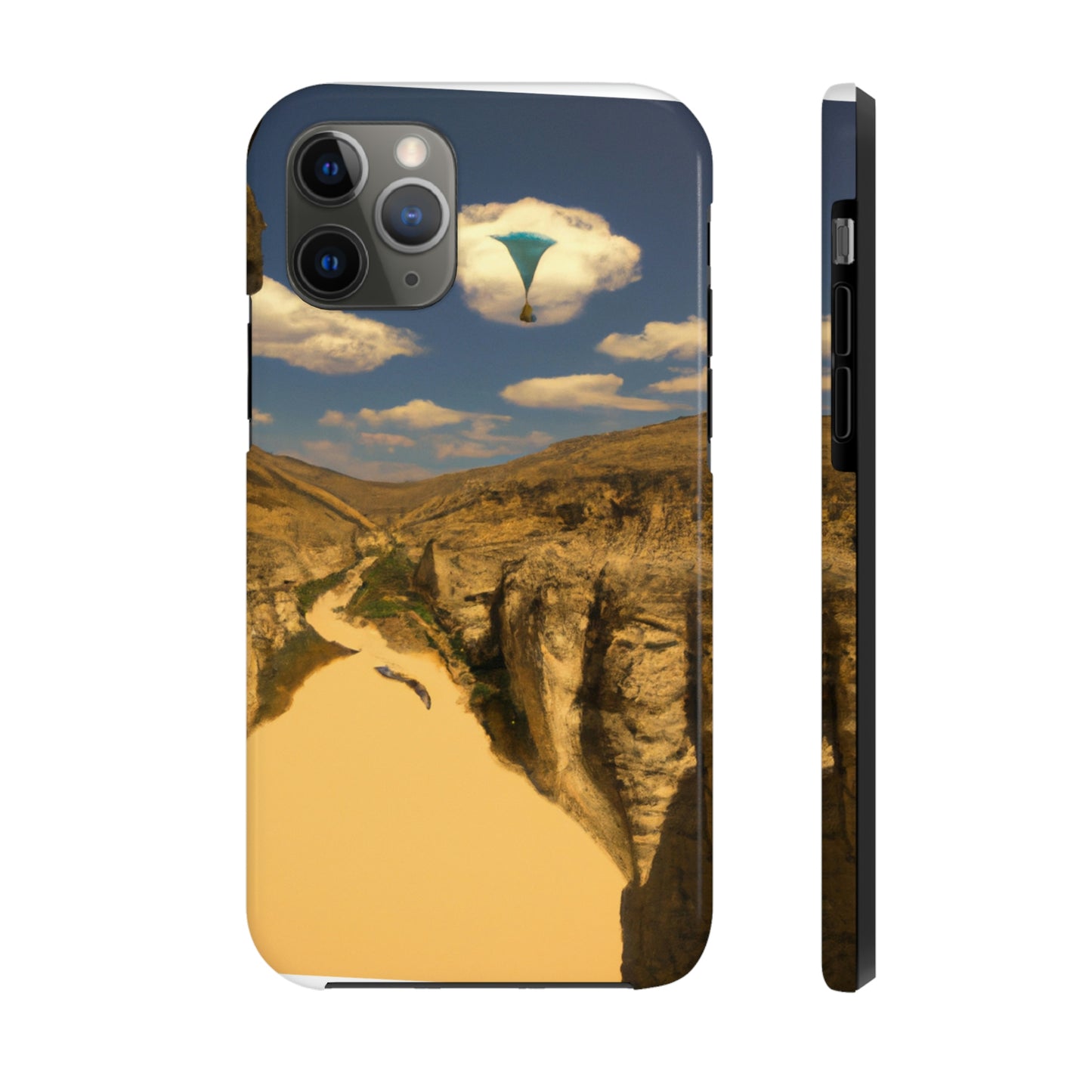 "Feline Flight Over the Grand Gulch" - The Alien Tough Phone Cases