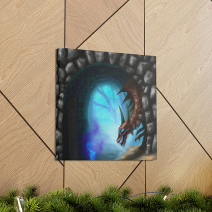 "The Dragon and the Forbidden Portal" - The Alien Canva