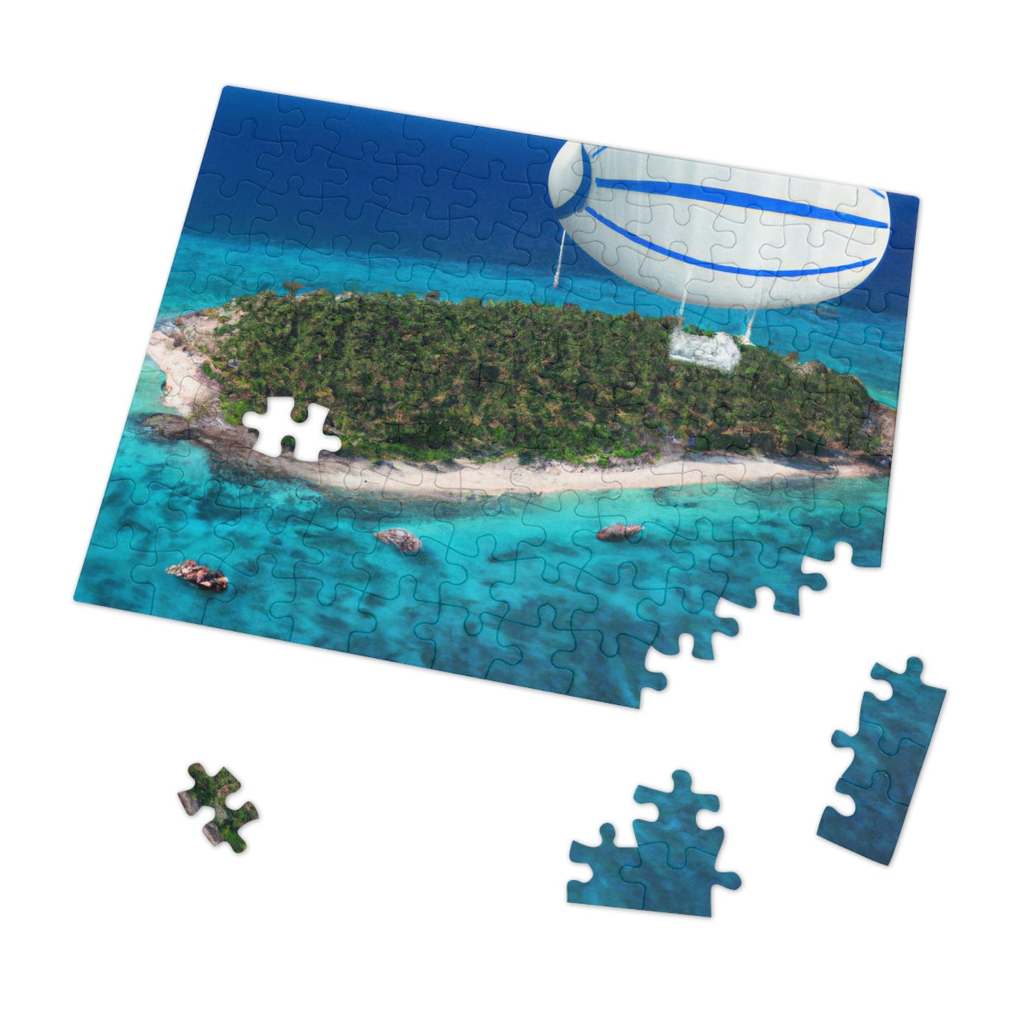 "Exploring Mystery Island by Airship" - Das Alien-Puzzle