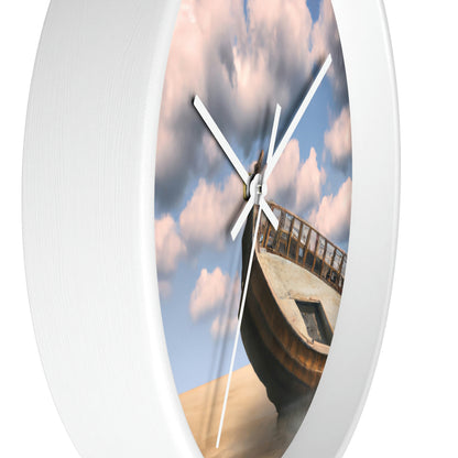 "A Boat Adrift: The Lost Legacy of the Sea." - The Alien Wall Clock