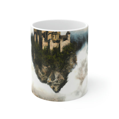 Mystic Castle in the Sky - The Alien Ceramic Mug 11 oz