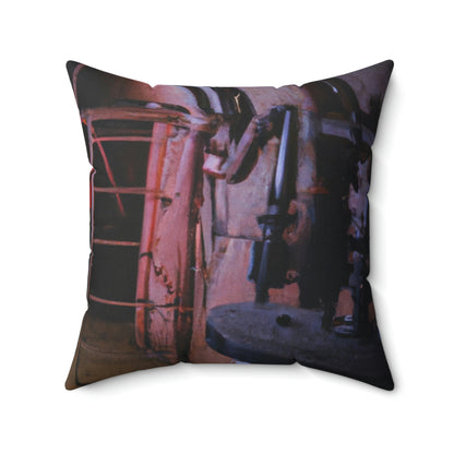 "Brechen Sie aus der unterirdischen Festung aus" - Das Alien Square Pillow