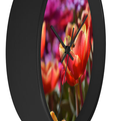 "The Busy Bee's Tulip Trawl" - The Alien Wall Clock