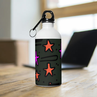 "Abandoned in the Glittering Night Sky" - The Alien Stainless Steel Water Bottle