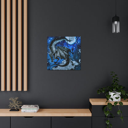 "Frosted Moonlight Dragon" - The Alien Canva