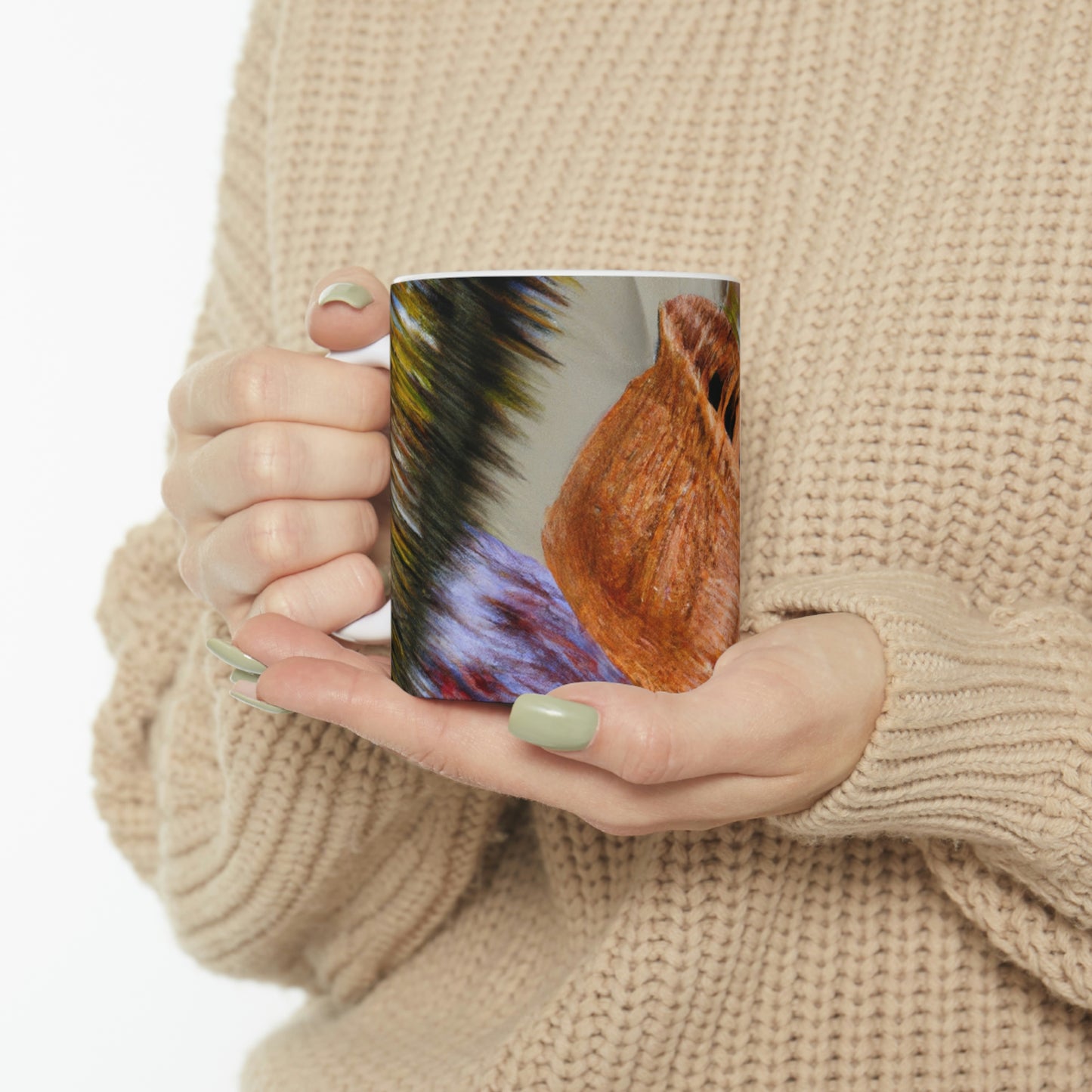 "Picnic de otoño en el bosque" - Taza de cerámica The Alien 11 oz