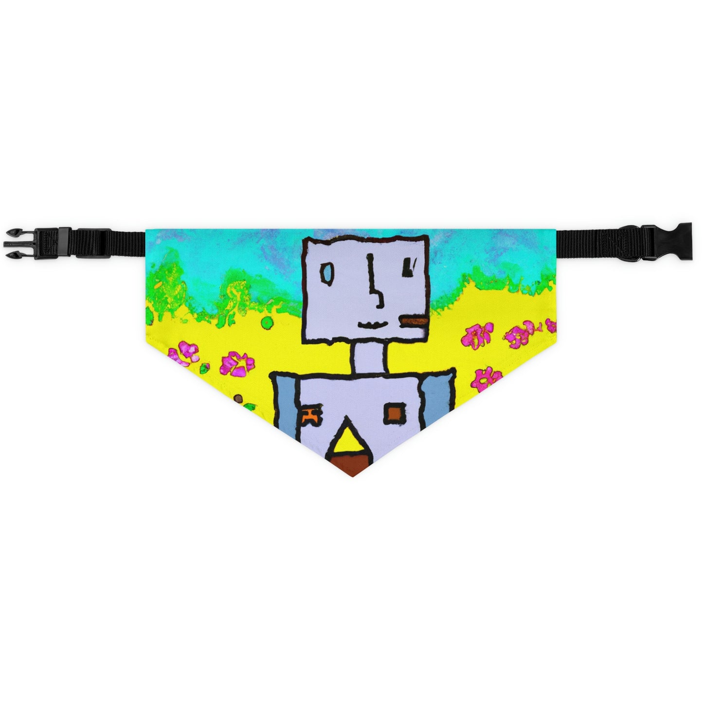 "A Small Miracle in a Sea of Flowers" - The Alien Pet Bandana Collar