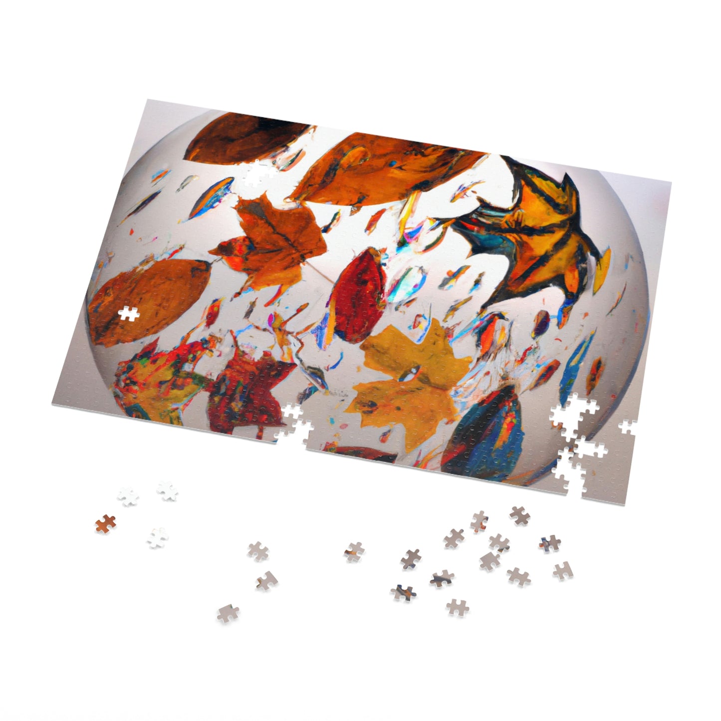 "Autumn in a Glass Globe" - The Alien Jigsaw Puzzle