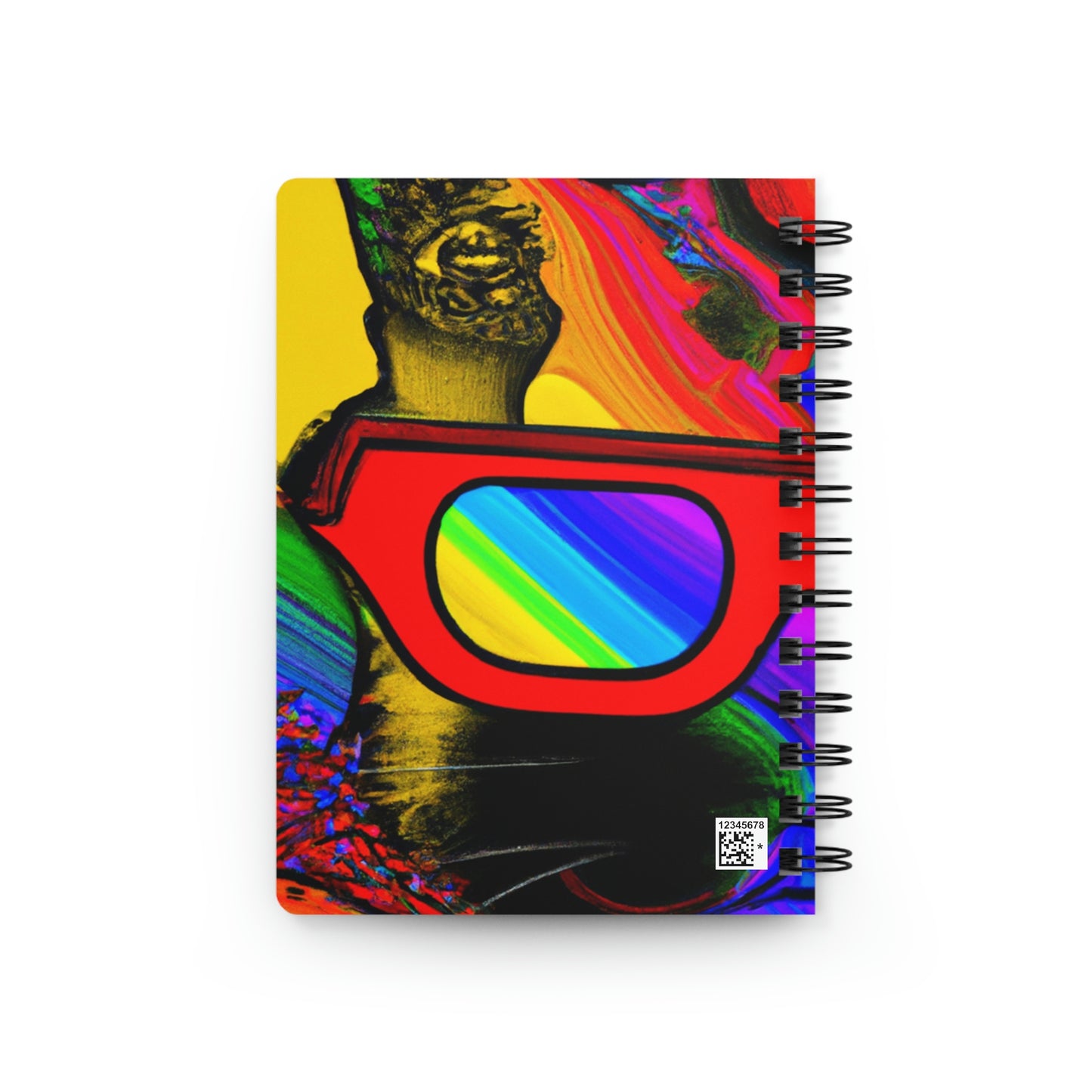 "Cool Cat in Sunglasses" - The Alien Spiral Bound Journal