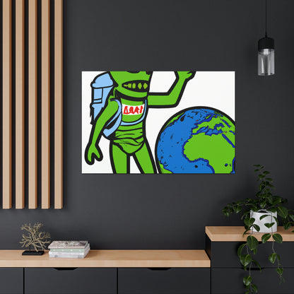 "Armageddon: Alien Exterminators vs. Earth's Doom" - The Alien Canva