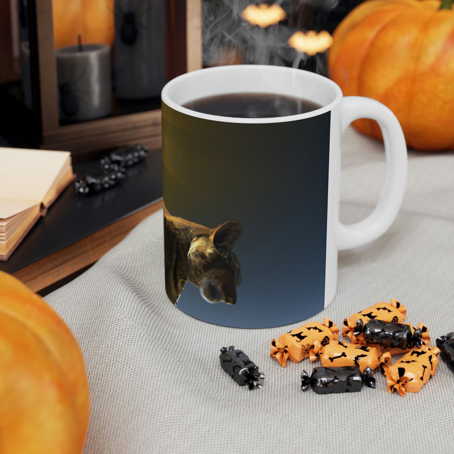 "A Purrfect Sunbeam Moment" - The Alien Ceramic Mug 11 oz