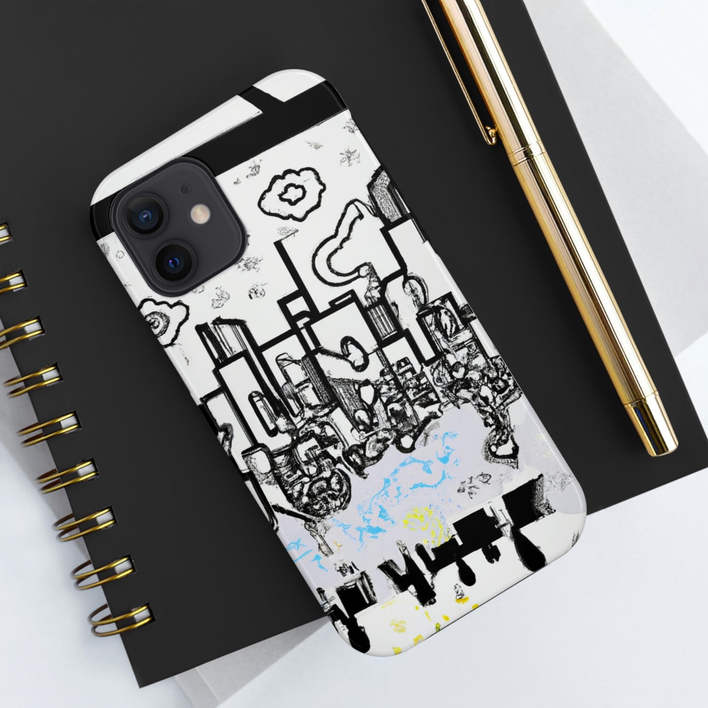 "Ghostly Haze: The Forgotten City". - The Alien Tough Phone Cases