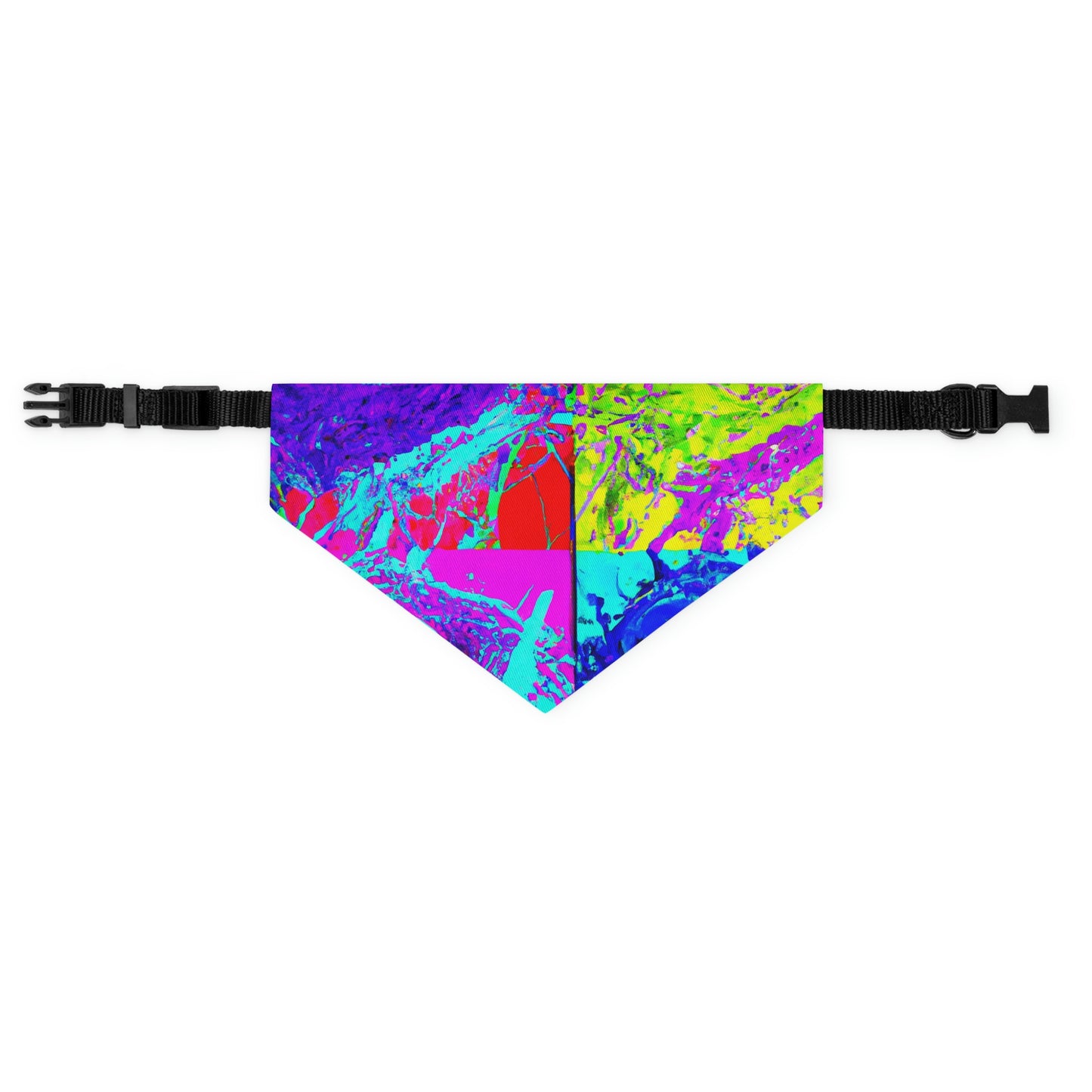 "Ein Regenbogen aus gefiederten Freunden" - Das Alien Pet Bandana Halsband