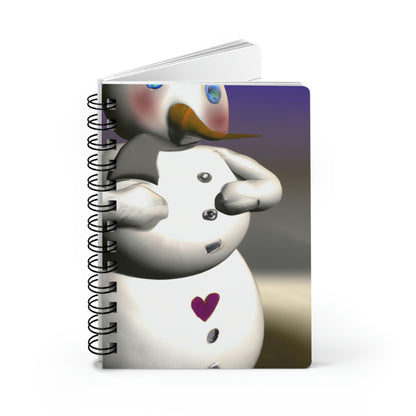 "Chilly But Hopeful: The Snowman's Quest For A Hug" - The Alien Spiral Bound Journal