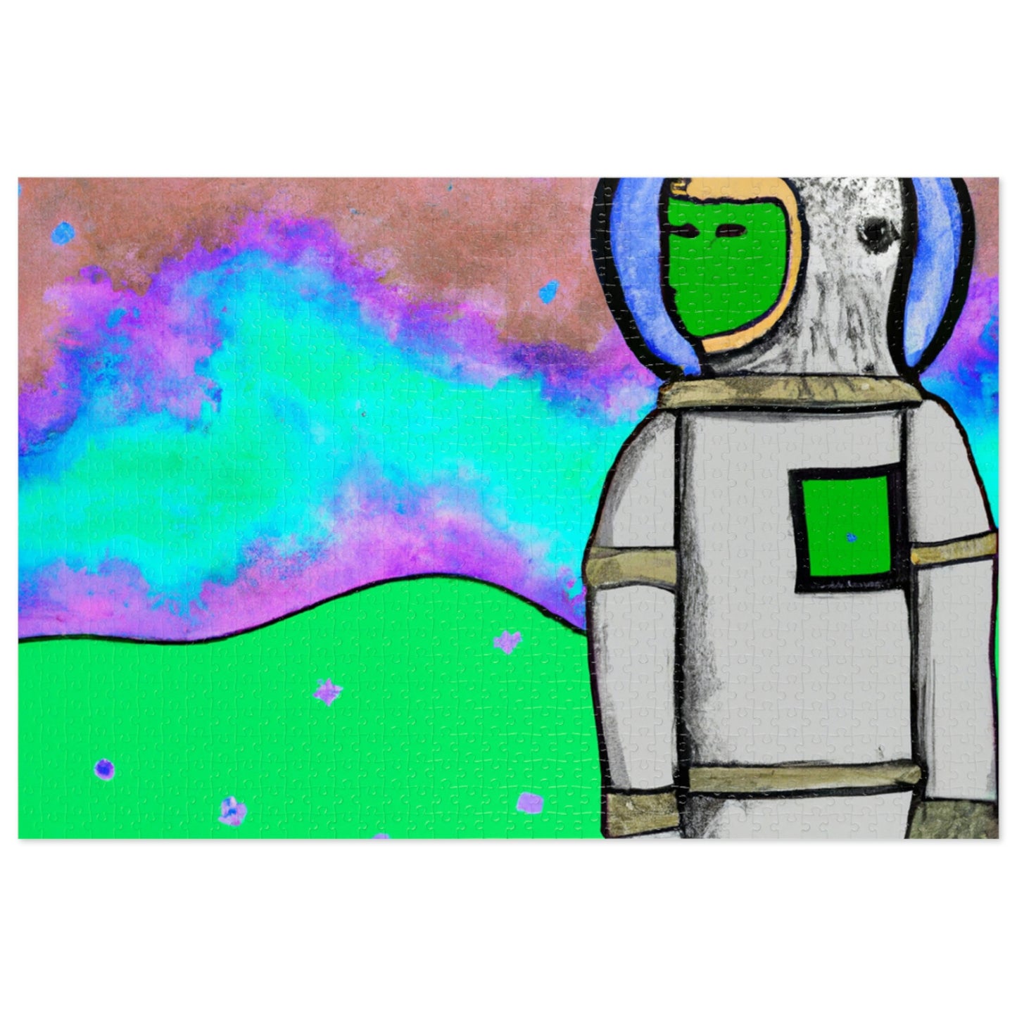 "Alone in the Alien Sky" - The Alien Jigsaw Puzzle