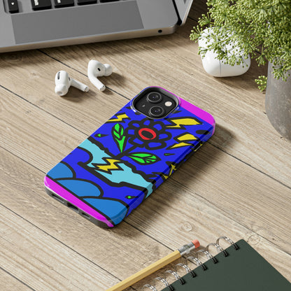 "A Bold Bloom Amidst the Storm" - The Alien Tough Phone Cases