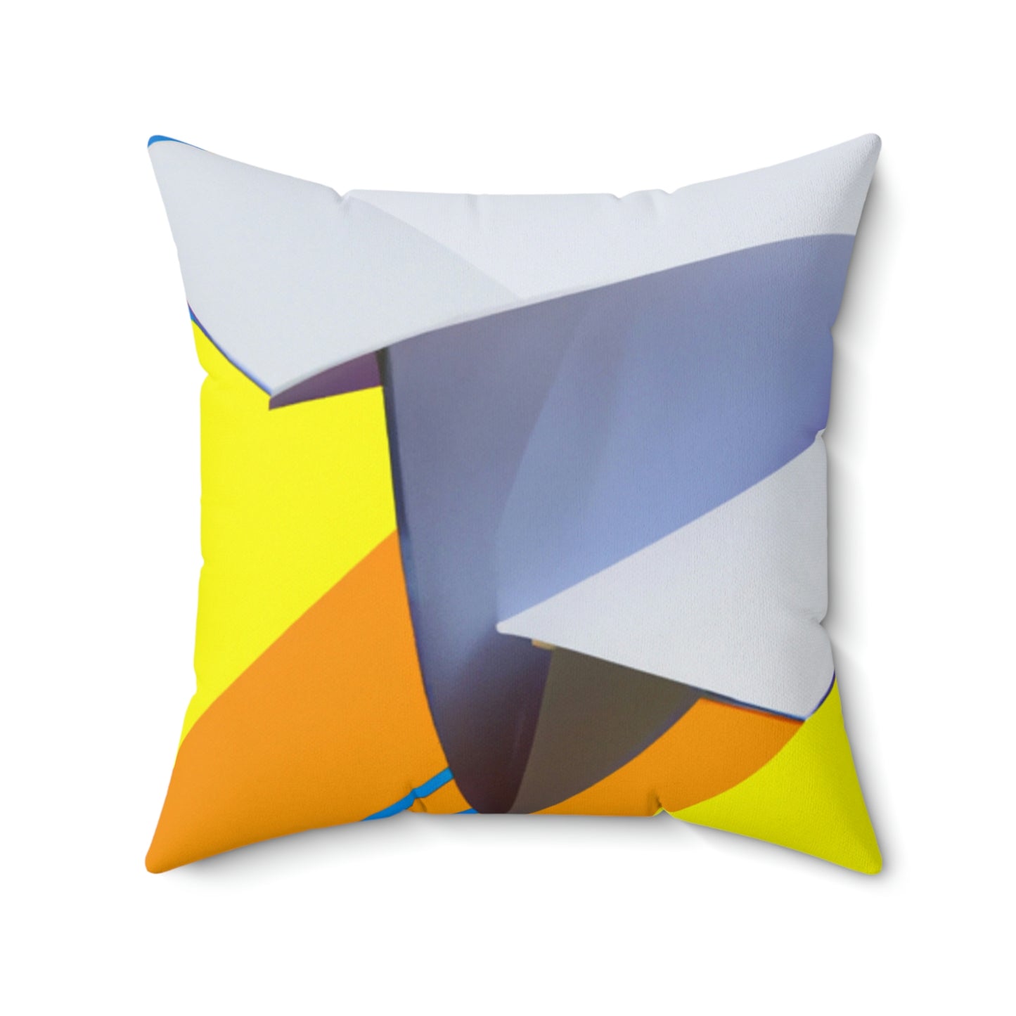 "A Flight of Color" - The Alien Square Pillow