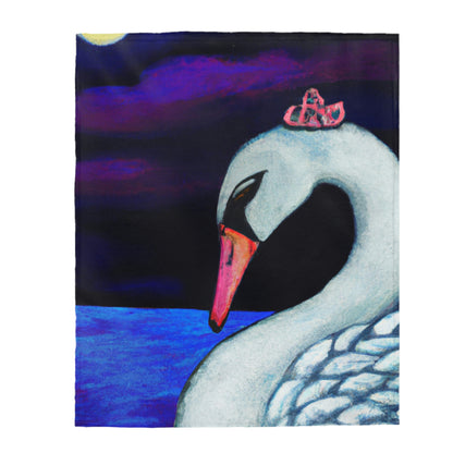 "A Swan's Lament: The Widowed Heavens" - The Alien Velveteen Plush Blanket