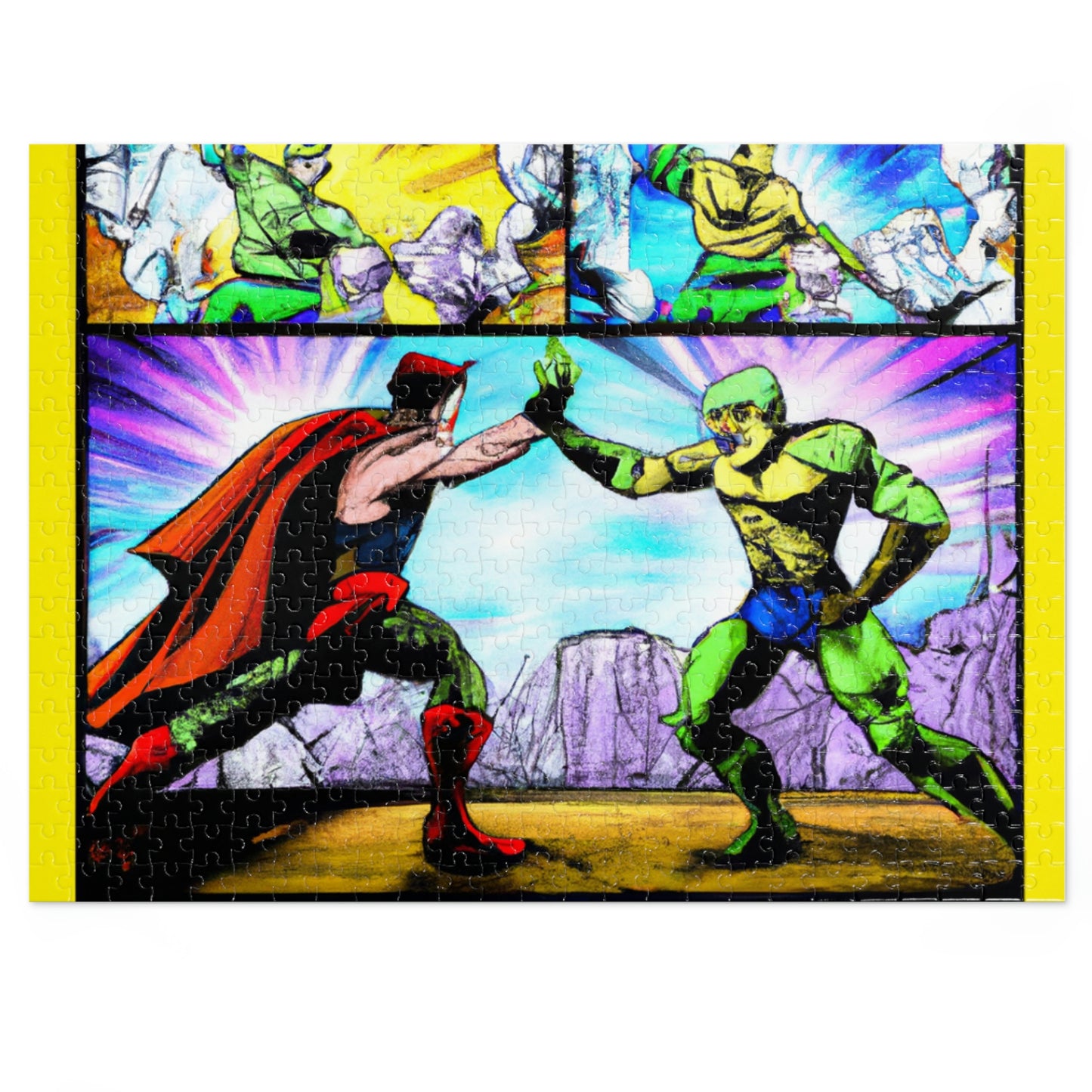 Superhero Showdown! - The Alien Jigsaw Puzzle