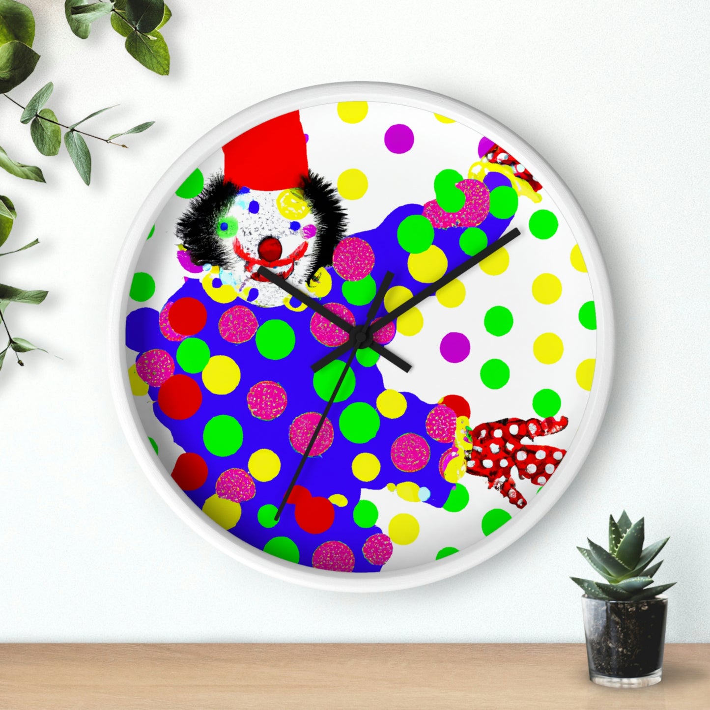 "Clowning Around in the Cold: A Winter Glove Story" - The Alien Wall Clock