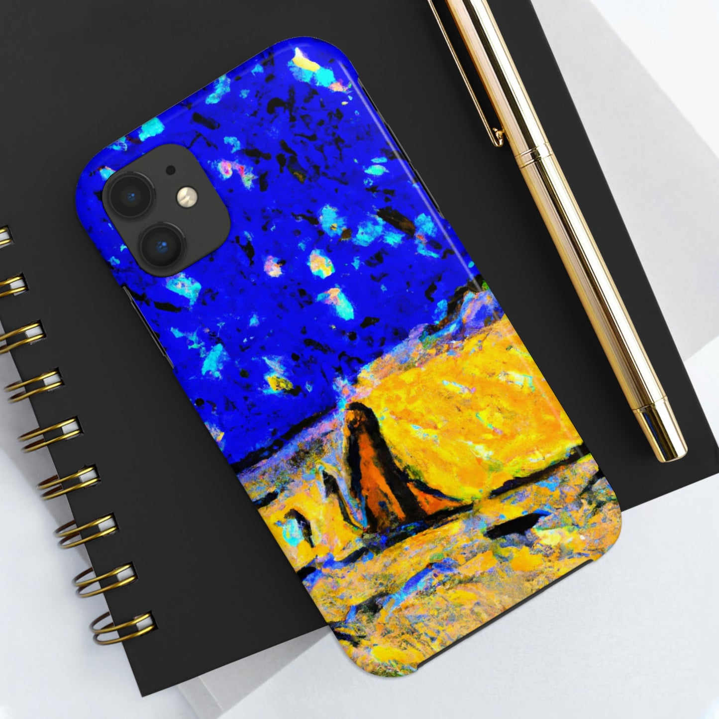 "Enchanted Sands of the Night Sky" - The Alien Tough Phone Cases