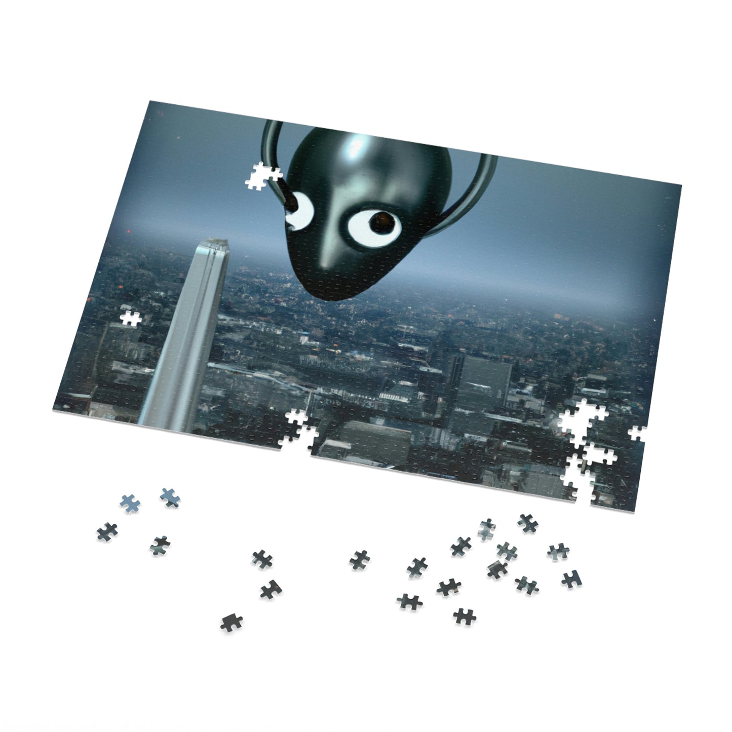 "A Distant Spark: An Alien's Search for Sanctuary in the City." - The Alien Jigsaw Puzzle