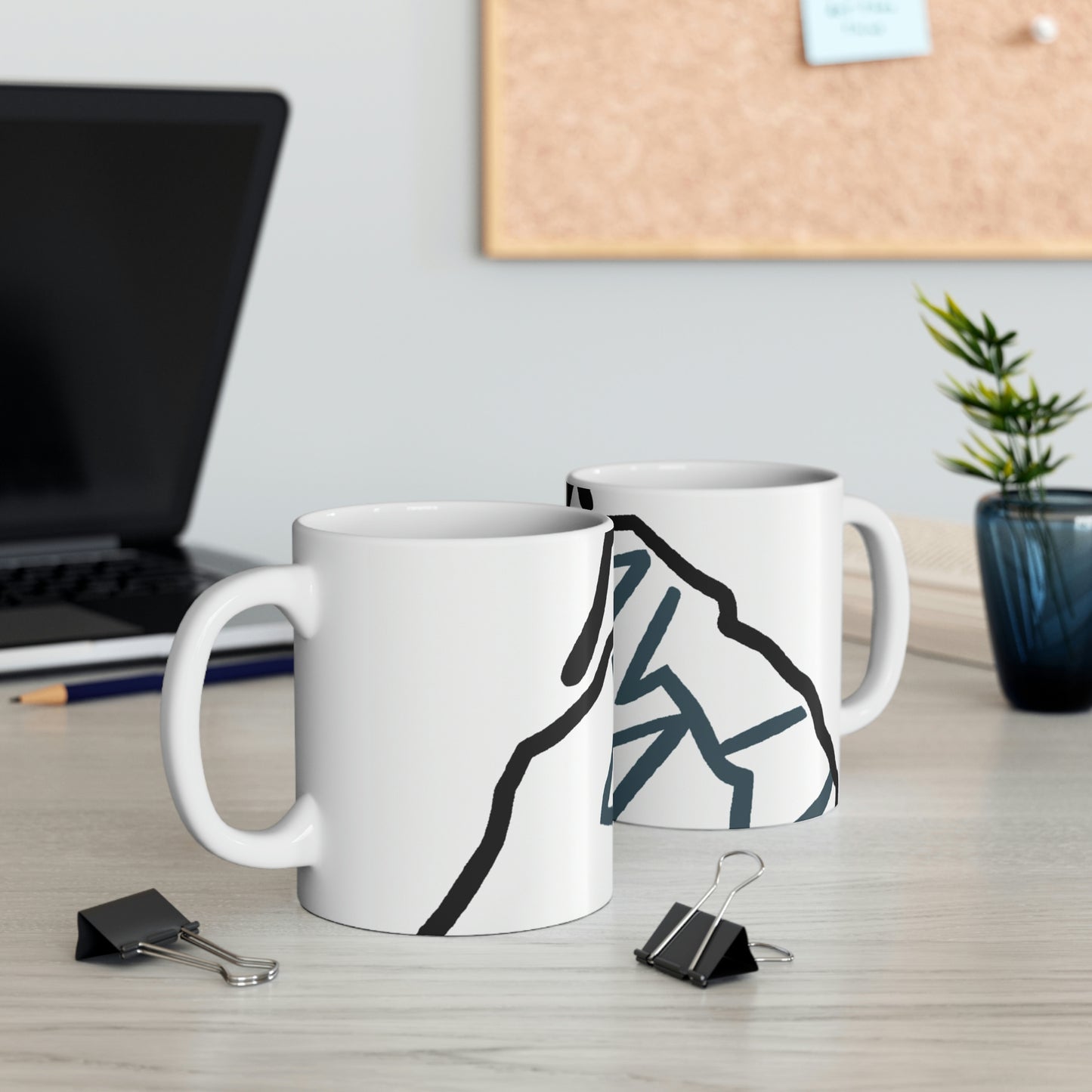 "Ascending the Summit" - The Alien Taza de cerámica 11 oz