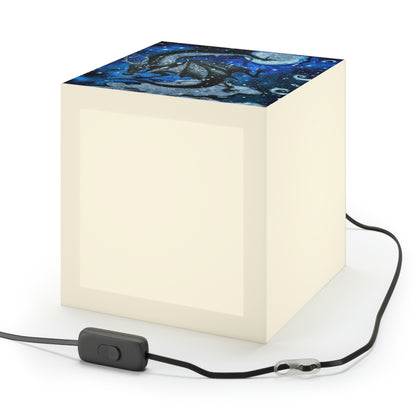 "Frosted Moonlight Dragon" - Die Alien Light Cube Lampe