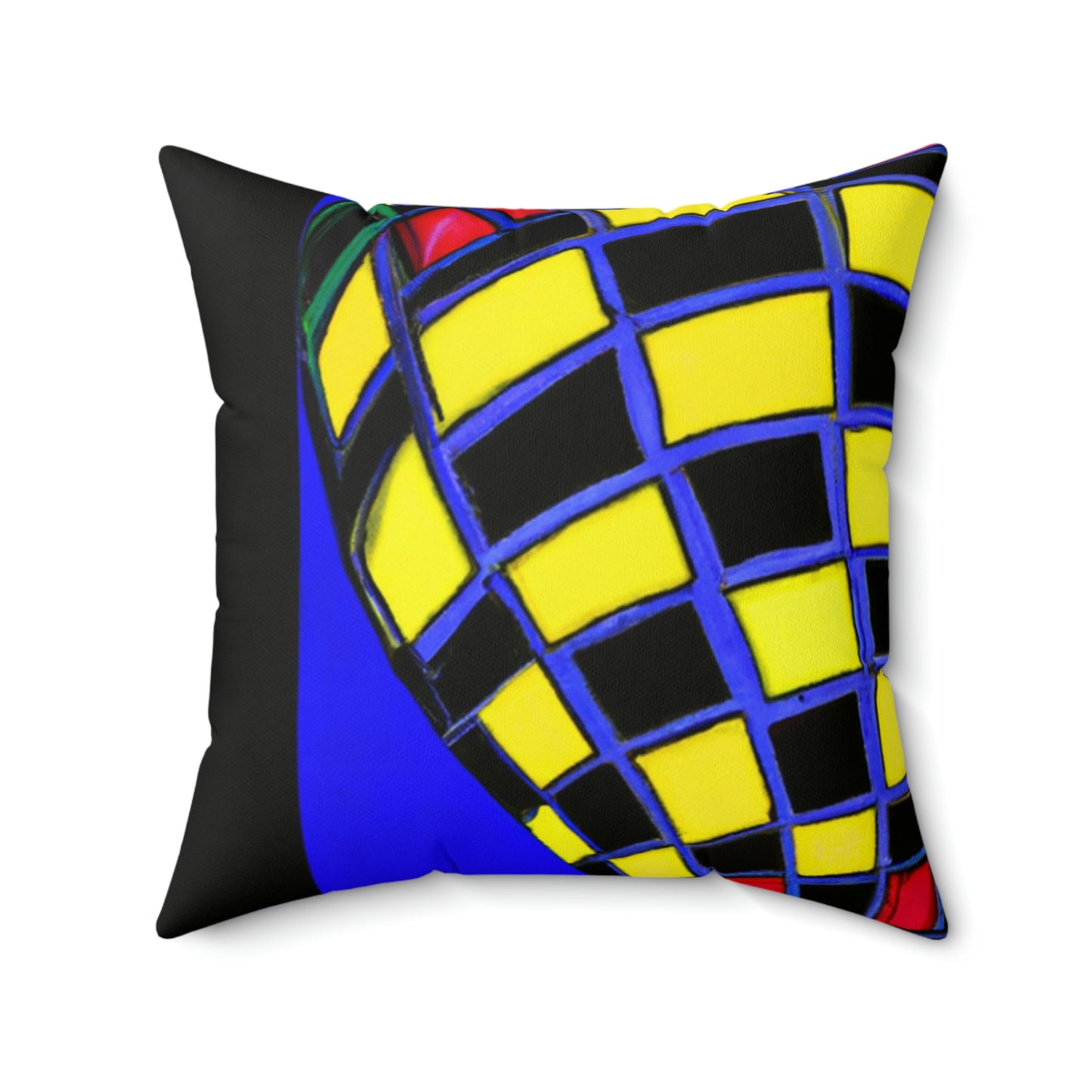 "Enchanted Midnight Flight" - The Alien Square Pillow