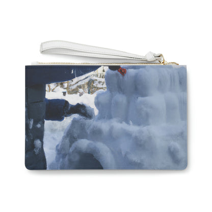 Magisches Winterwunderland - Die Alien Clutch Bag