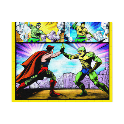 Superhero Showdown! - The Alien Jigsaw Puzzle