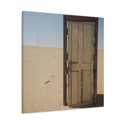 "The Mysterious Desert Door" - The Alien Canva