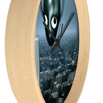 "A Distant Spark: An Alien's Search for Sanctuary in the City." - The Alien Wall Clock