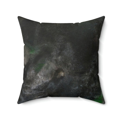 "Ein einsames Flimmern in der Dunkelheit" - Das Alien Square Pillow