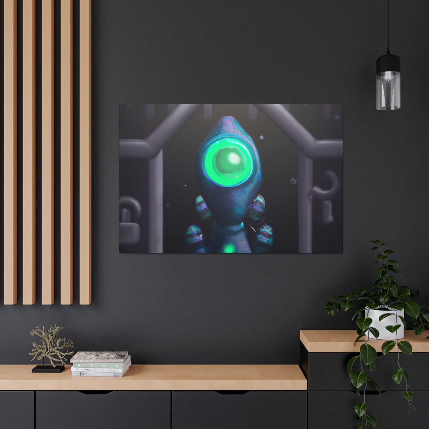 "The Secret Portal Guardian" - The Alien Canva