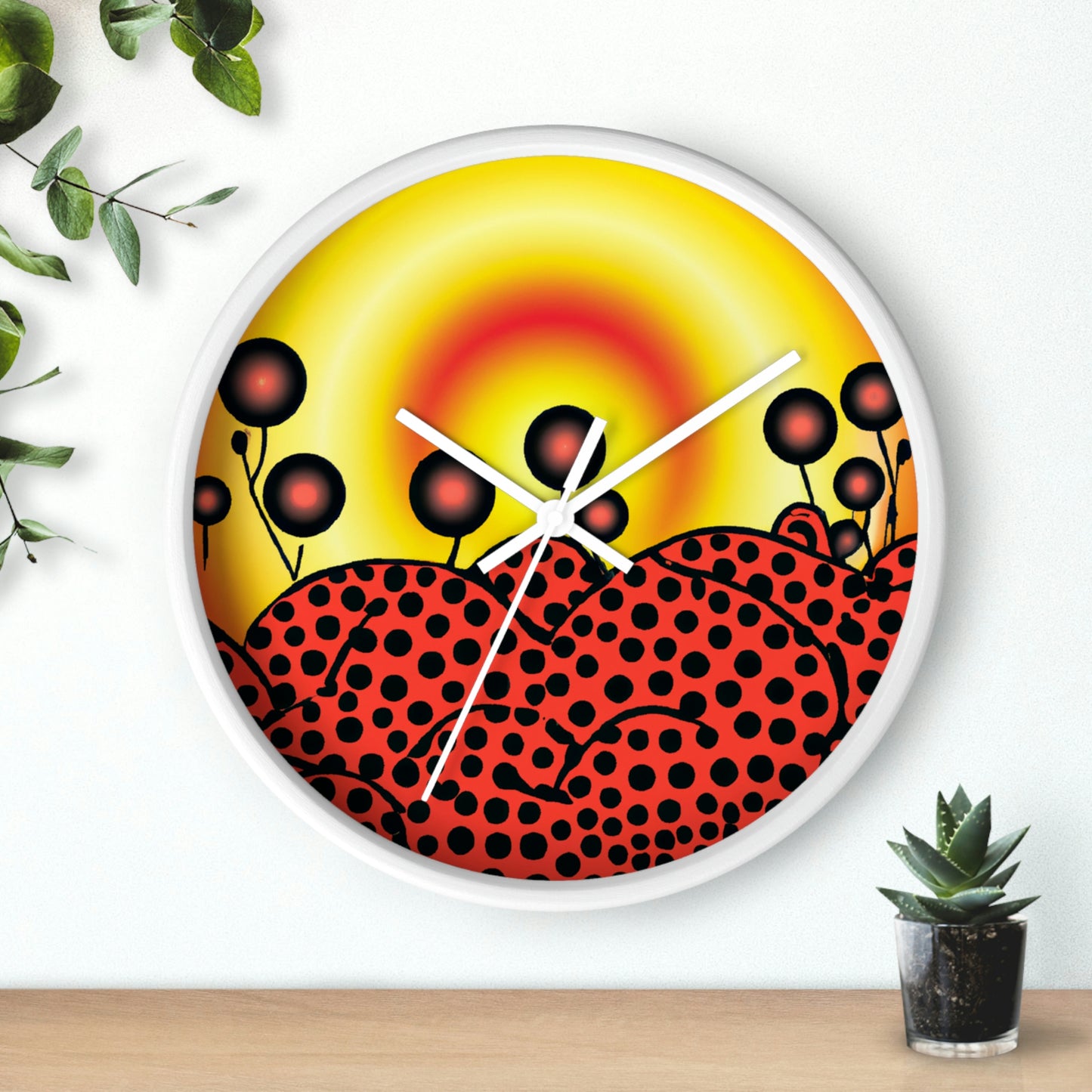 "A New Dawn's Glow" - The Alien Wall Clock