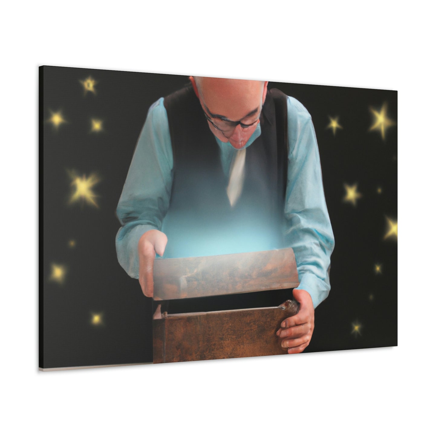 The Magic Box of the Elderly Man - The Alien Canva