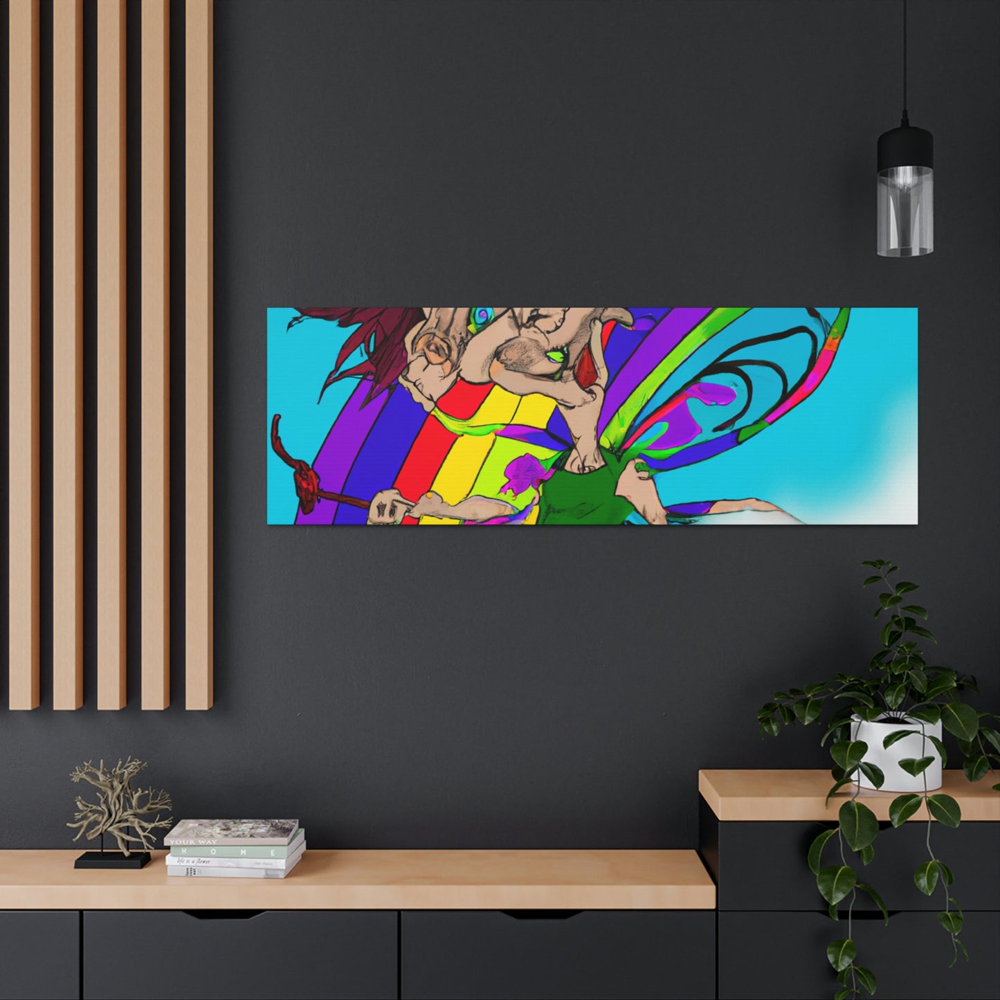 Rainbow Mischief Fairy - Die Alien-Canva