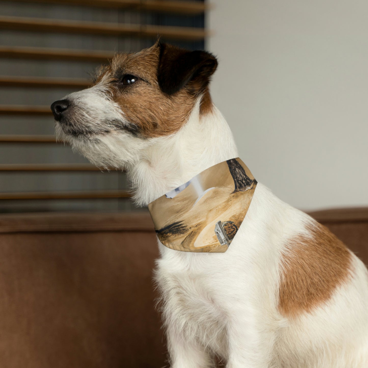 El espejismo de las arenas del desierto - El collar de bandana para mascota alienígena